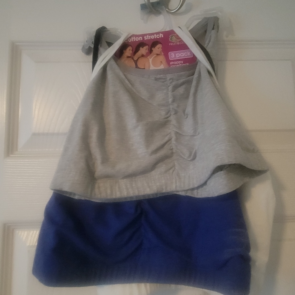 3 pack razor back sports bras